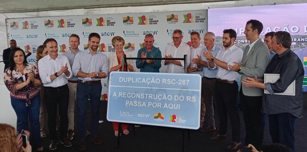 Obras de duplicação da RSC-287 são inauguradas em Santa Cruz do Sul