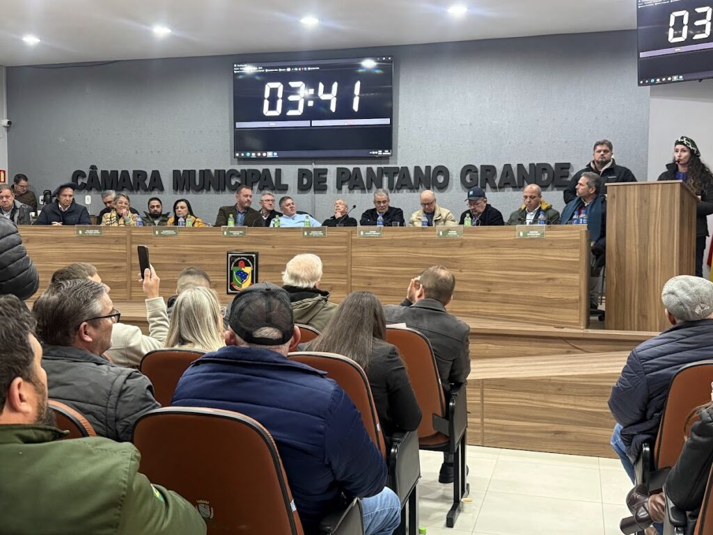Schuch reforça mobilização em Pantano Grande pela aprovação da renegociação das dívidas rurais